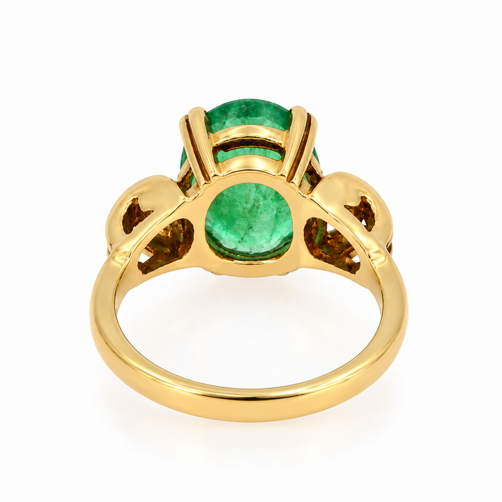14KY EMERALD RING 0234