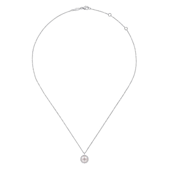 Sterling Silver Pearl Pendant Necklace