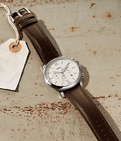 Fossil Watch: Neutra Chronograph Brown Leather FS5380
