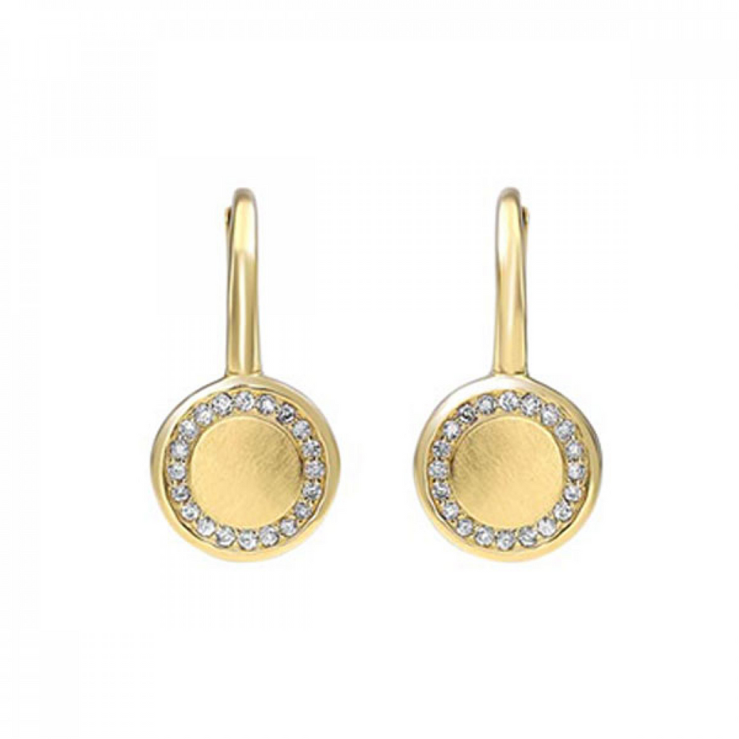 14K Yellow Gold 0.13 CTW Natural Diamond Fashion Stud Earrings