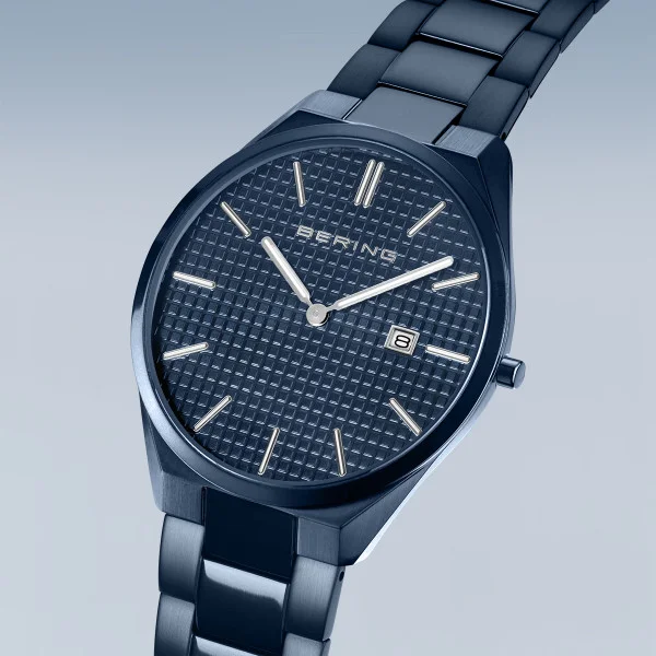 Bering Watch: Ultra Slim | polished/brushed blue | 17240-797