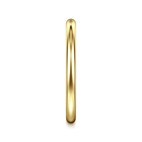 14K Yellow Gold Thin Stackable Band