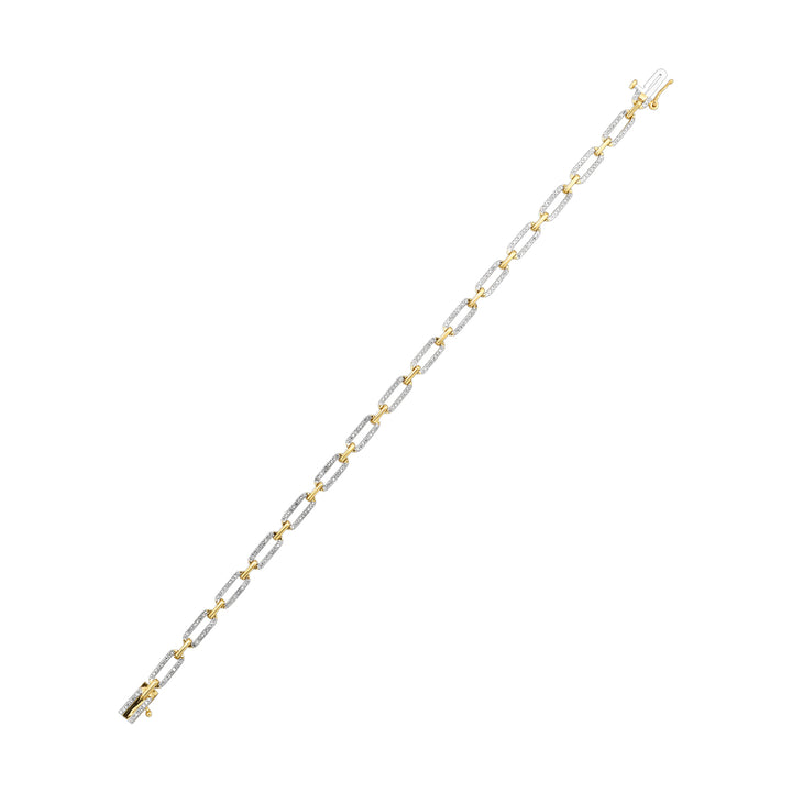 10K Yellow Gold Diamond 1/2Ctw Bracelet