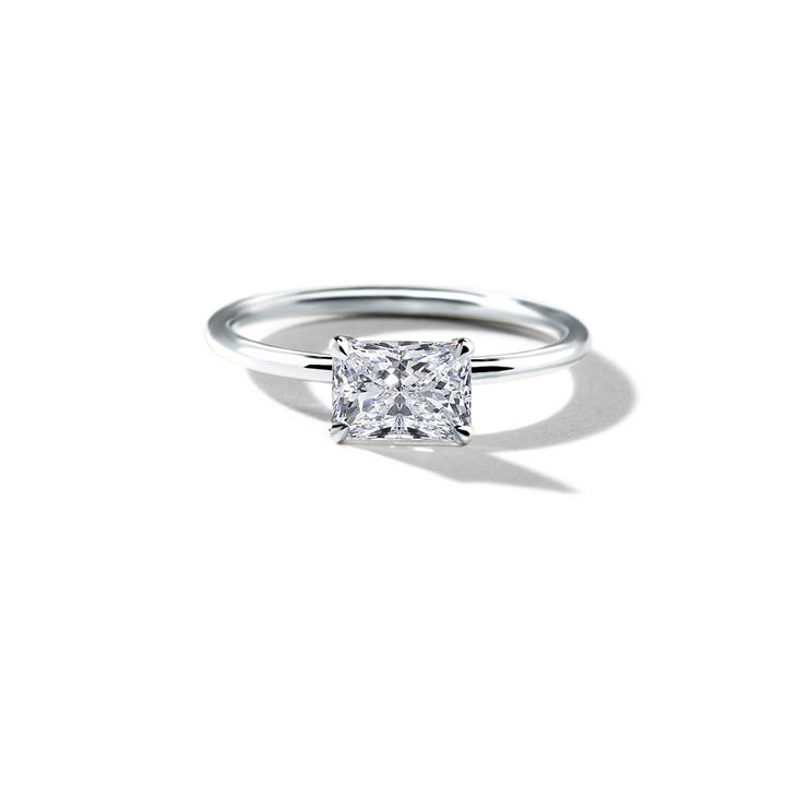 18K Gold East-West Engagement Ring 1.6mm