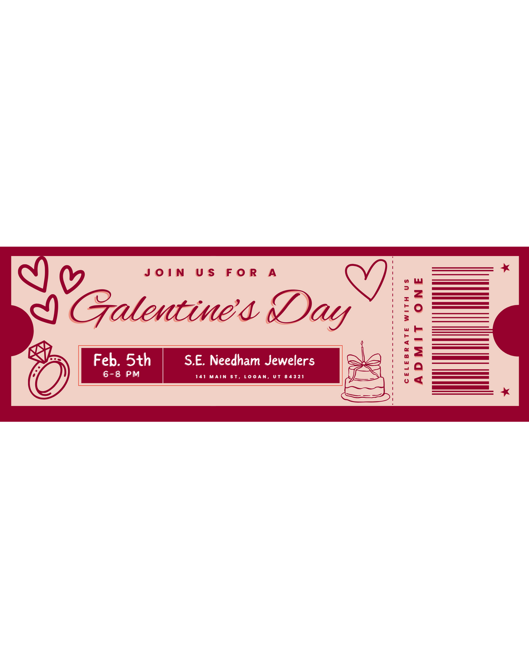 Galantine's Day Event Ticket