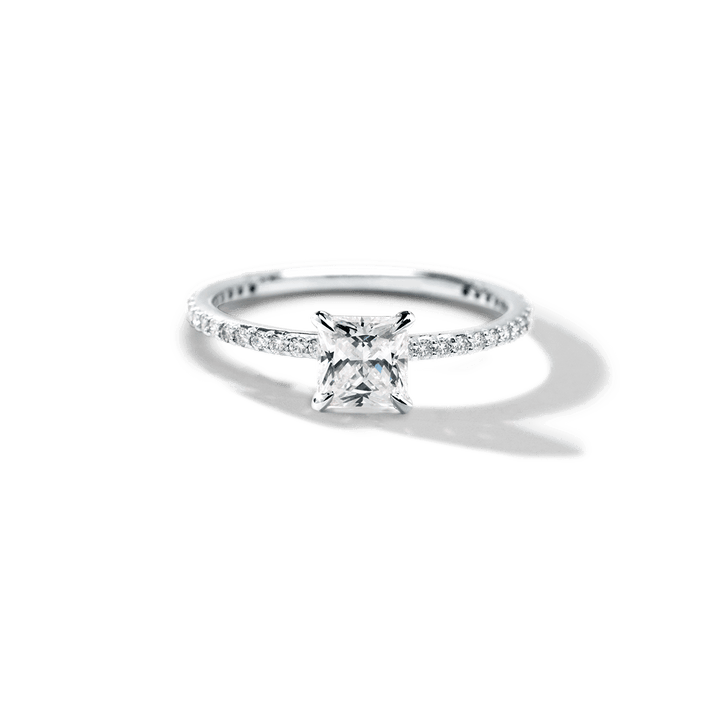 [TEST] Solitaire Pave Engagement Ring
