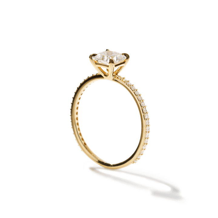 [TEST] Solitaire Pave Engagement Ring