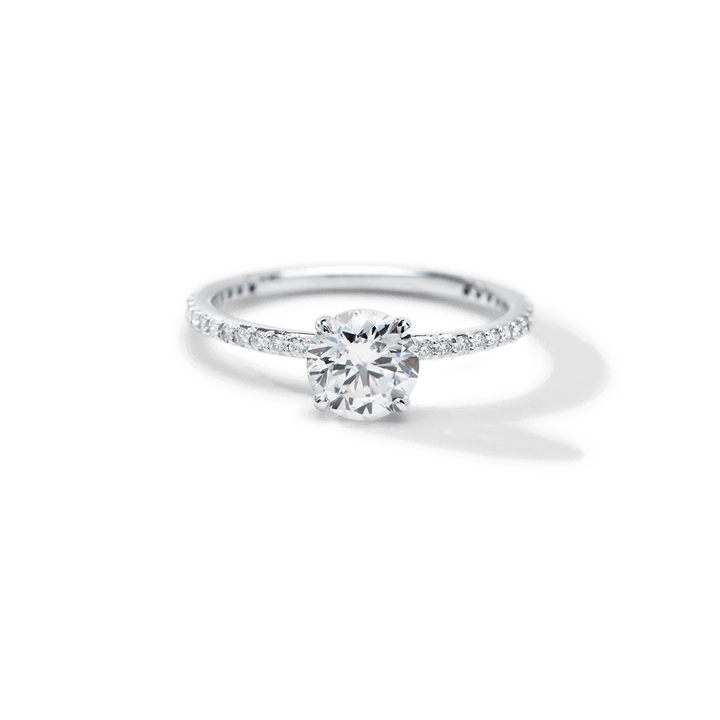 [TEST] Solitaire Pave Engagement Ring