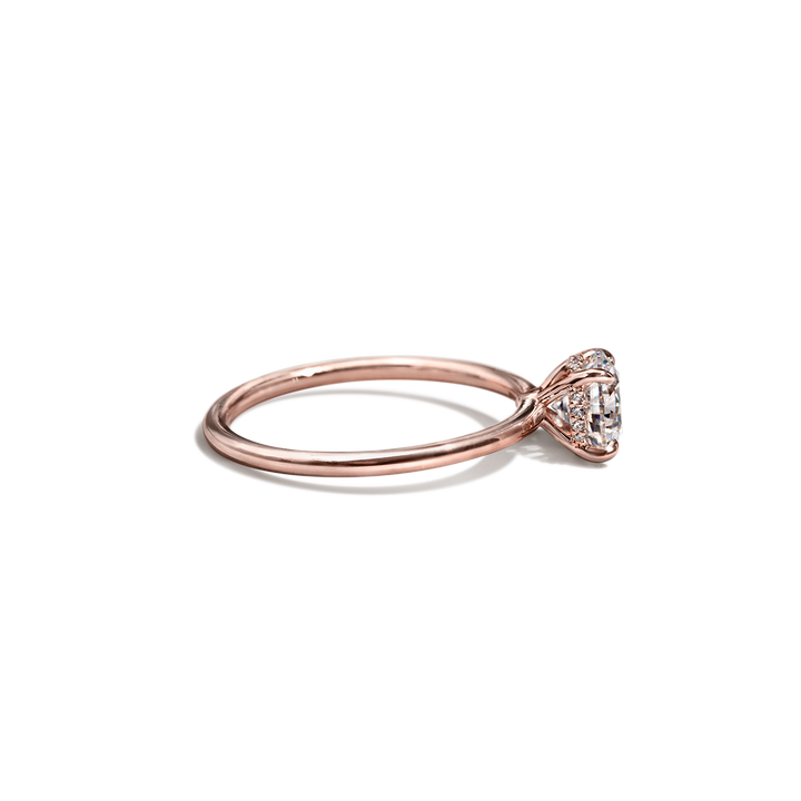 18K Gold Solitaire Engagement Ring 1.6mm