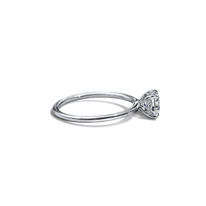 18K Gold Solitaire Engagement Ring 1.6mm