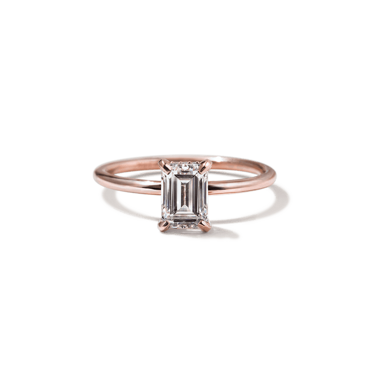 18K Gold Solitaire Engagement Ring 1.6mm