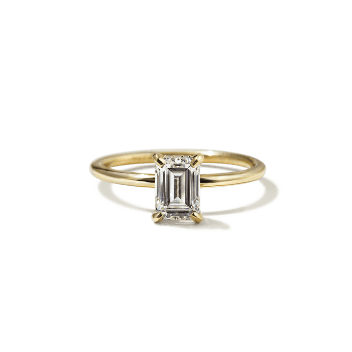 18K Gold Solitaire Engagement Ring 1.6mm