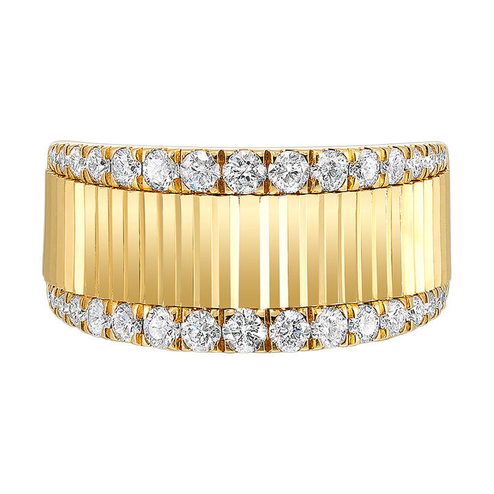 14K Yellow Gold Diamond 5/8Ctw Ring