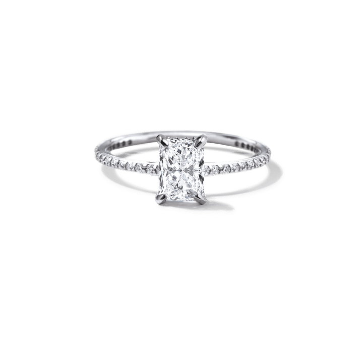 [TEST] Solitaire Pave Engagement Ring