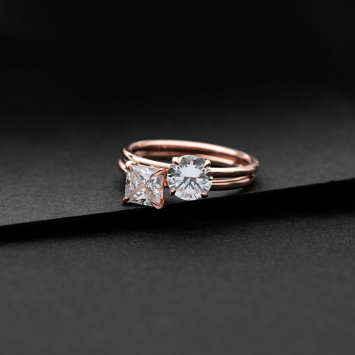18K Gold Solitaire Engagement Ring