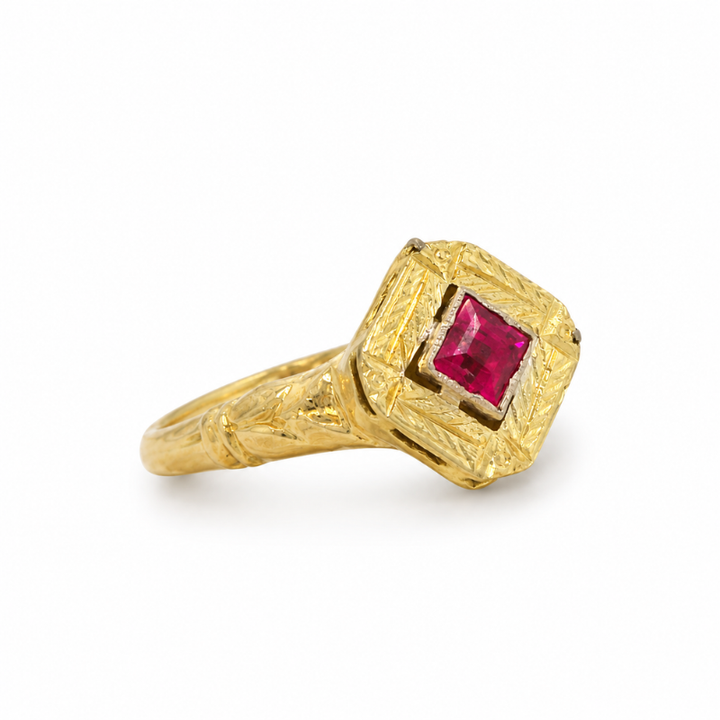 14KY RUBY RING 0691