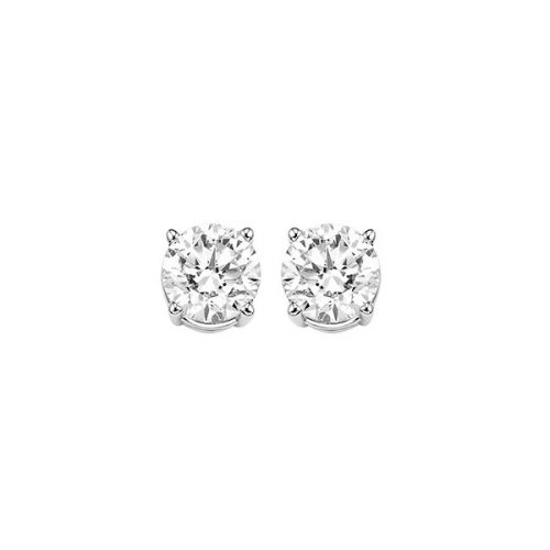 14K White Gold 0.25 CTW Natural Diamond Diamond Stud Earrings