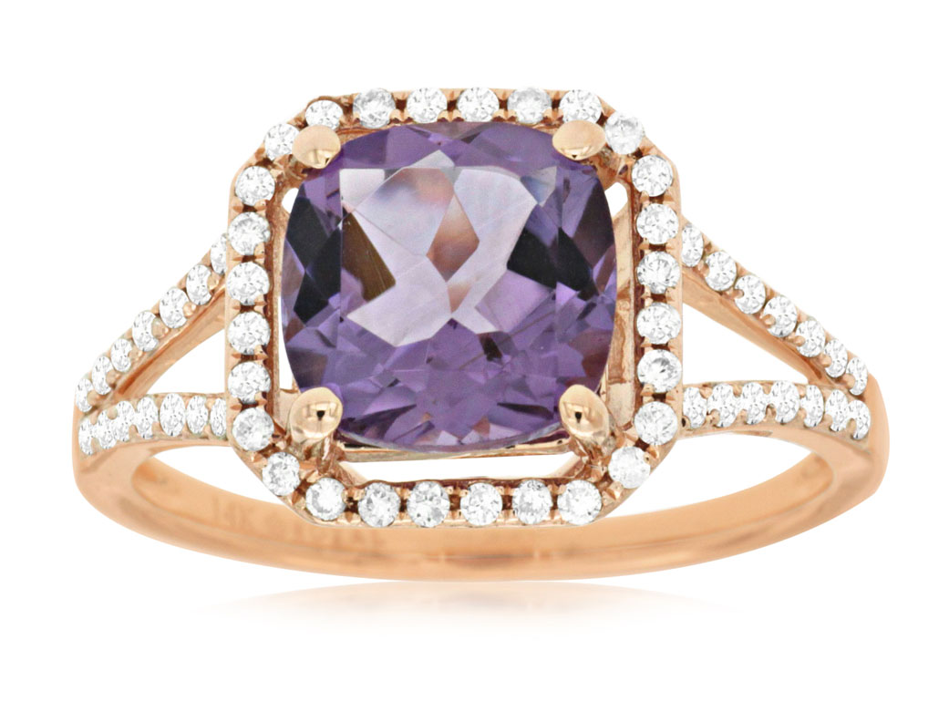 14KR .30 CT DIA. / AME. RING 0