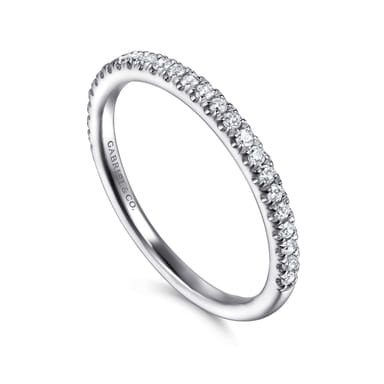 14K White Gold Round Diamond Matching Wedding Band (0.20 ctw)