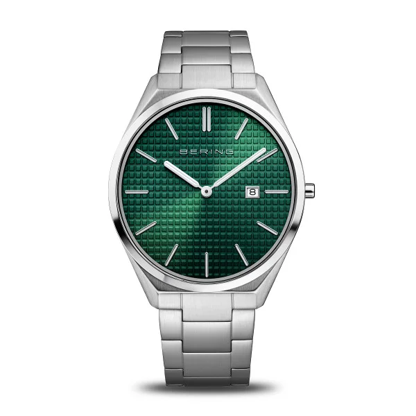 Bering Watch: Ultra Slim | polished/brushed silver | 17240-708