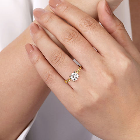 14KR SOLITAIRE CZ SMPL C3 0021