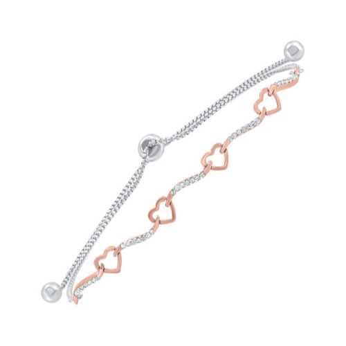 SterlingSilver and Yellow Diamond 13CTW Bracelet