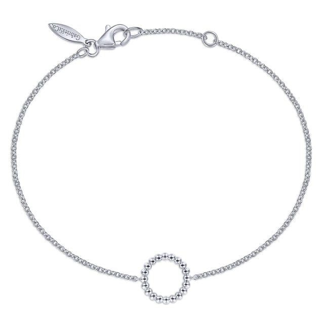Sterling SIlver Bujakan Circle Chain Bracelet