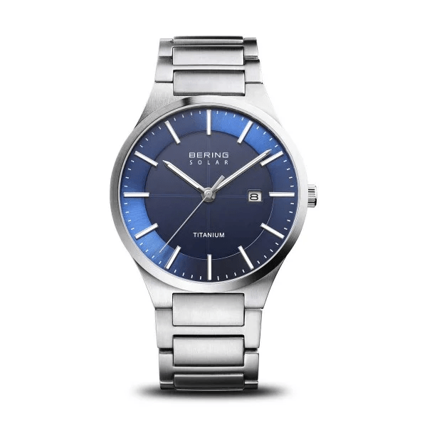 Bering Watch: Solar | brushed silver | 15239-777