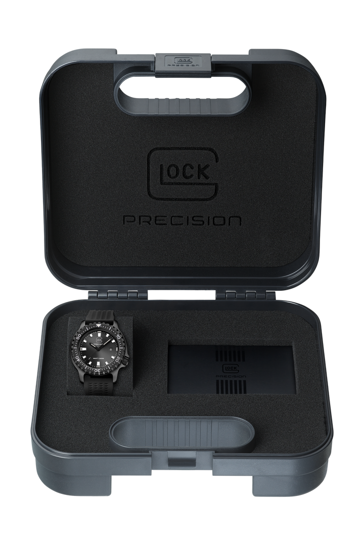 GLOCK GW-44-3-22 Stainless Steel Black Tactical Watche