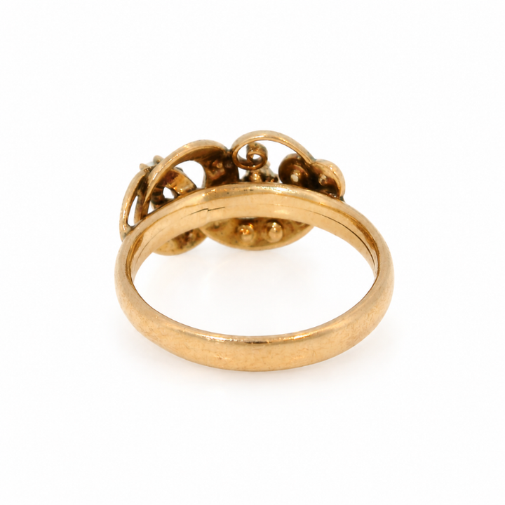 14KY PEARL RING 0201