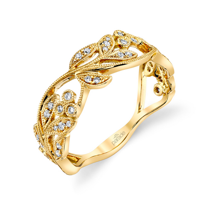14K Yellow Gold Diamond Anniversary Band (0.15CTW)