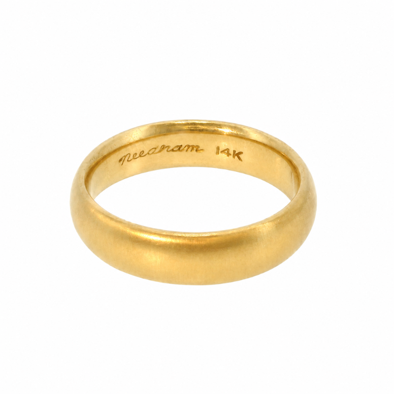 14KY ENGRAVED BAND 0341