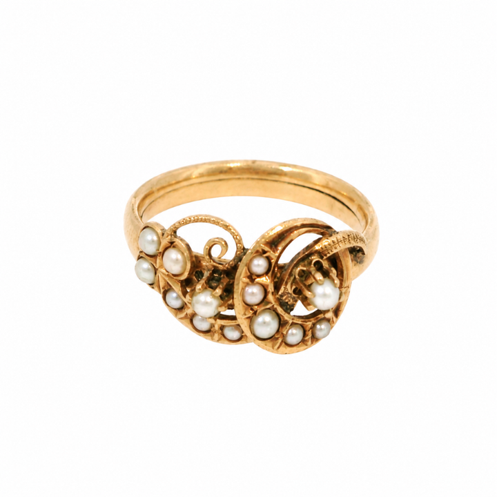 14KY PEARL RING 0201