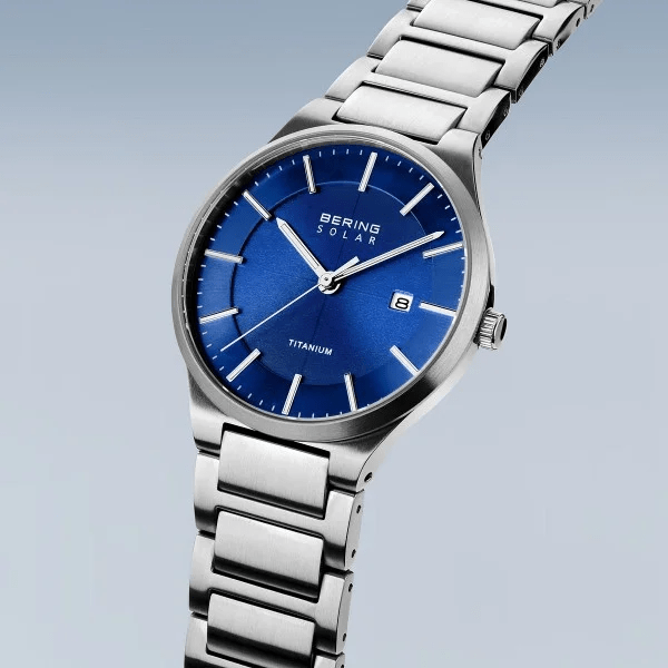 Bering Watch: Solar | brushed silver | 15239-777