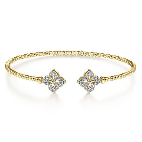 14K Yellow Gold 0.23 CTW. Natural Diamond Tennis Bracelet
