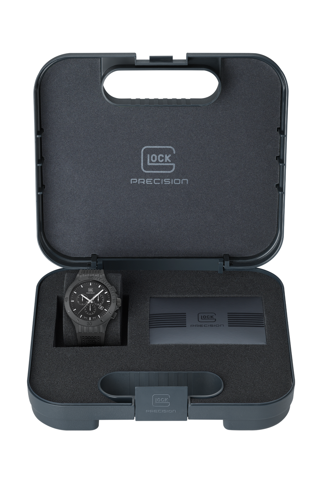 GLOCK GW-33-4-24 Silver-Tone Stainless Steel Watch with Rotating Bezel