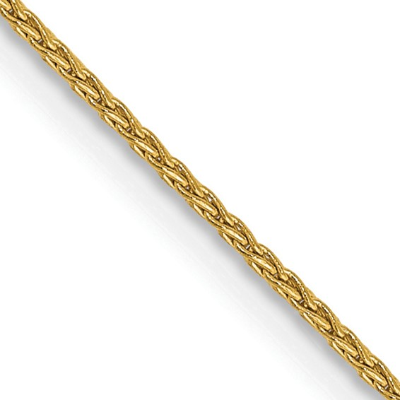 14K Gold 1mm Parisian Wheat Chain 18" | S.E. Needham Jewelers