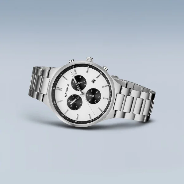 Bering Watch: Titan Chrono | Brushed Silver | 11743-704
