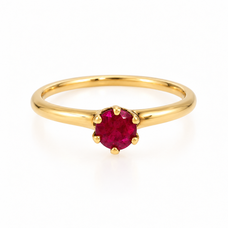 14KY RUBY RING 009