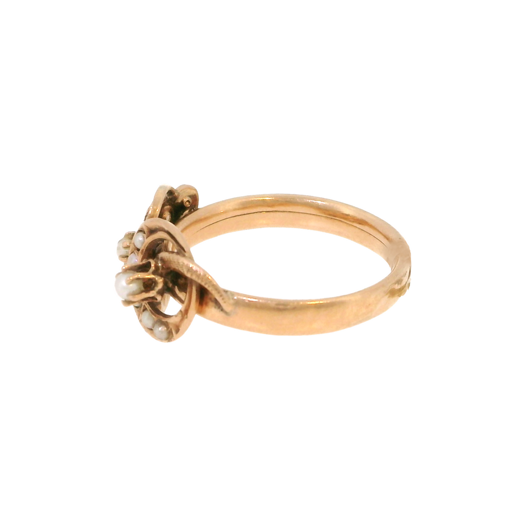 14KY PEARL RING 0201