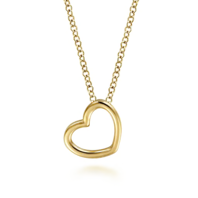 14KY HEART PEND. 036