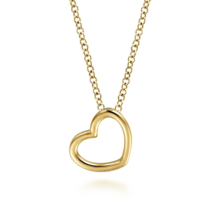 14KY HEART PEND. 036