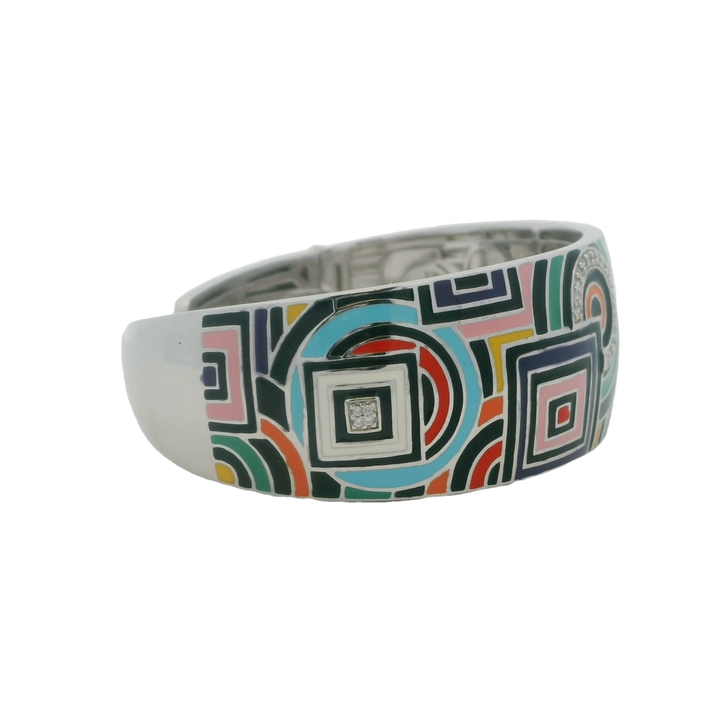 Sterling Silver Mosaic Bracelet