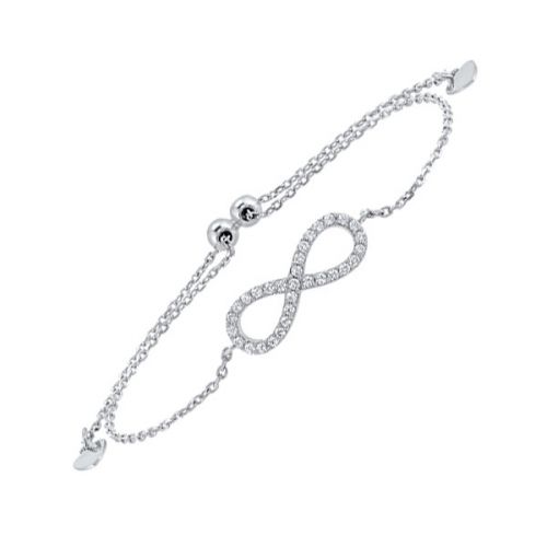 SS DIA INFINITY BRACELET 95