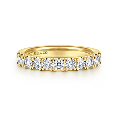 14K Yellow Gold Diamond Wedding Band (0.80 ctw)