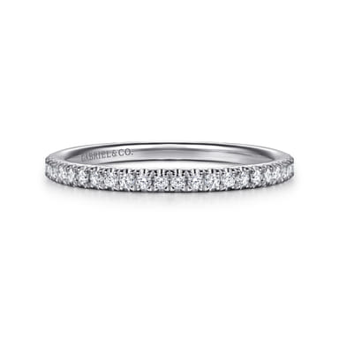 14K White Gold Round Diamond Matching Wedding Band (0.20 ctw)