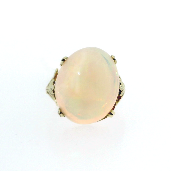 14KW OPAL RING 0282