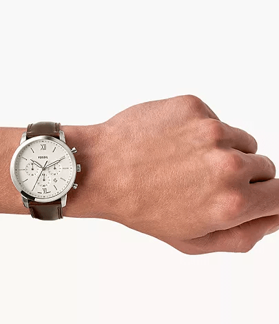 Fossil Watch: Neutra Chronograph Brown Leather FS5380