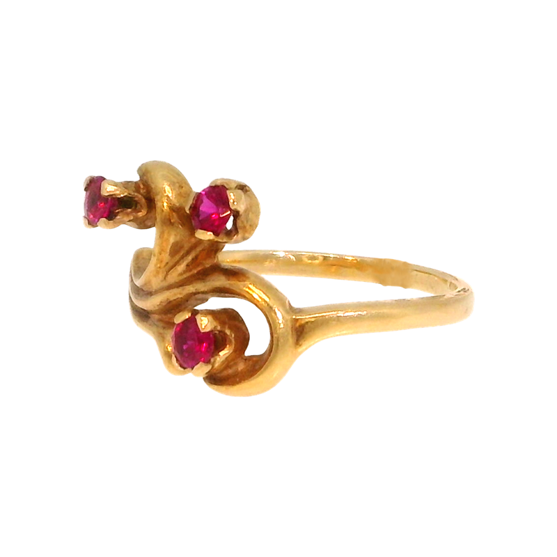 14KY RUBY RING 0531