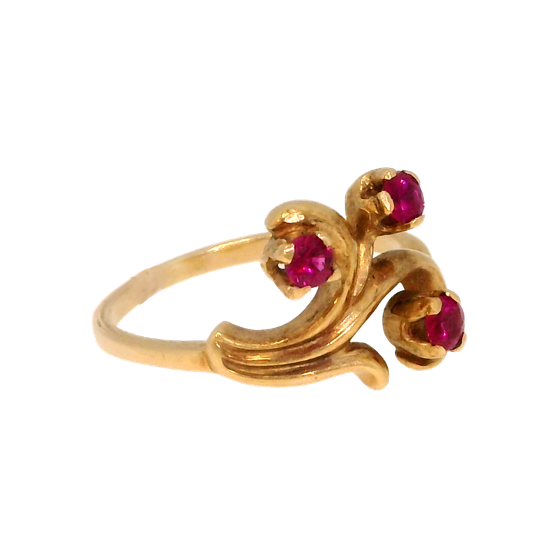 14KY RUBY RING 0531